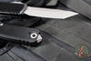 Microtech UTX-85 OTF Knife- GEN IV- Tanto Edge- Black Handle- Apocalyptic Finished Blade 12334-10 AP