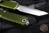 Microtech UTX-85 OTF Knife- GEN IV- Tanto Edge- OD Green Handle- Stonewash Finished Blade 12334-10 OD