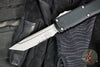 Microtech UTX-85 OTF Knife- GEN IV- Tanto Edge- Black Handle- Apocalyptic Part Serrated Blade 12334-11 AP