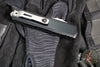 Microtech UTX-85 OTF Knife- GEN IV- Tanto Edge- Black Handle- Apocalyptic Part Serrated Blade 12334-11 AP