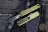Microtech UTX-85 OTF Knife- GEN IV- Tanto Edge- OD Green Handle- Black Finished Blade 12334-1 OD