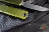 Microtech UTX-85 OTF Knife- GEN IV- Tanto Edge- OD Green Handle- Black Finished Blade 12334-1 OD