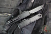 Microtech UTX-85 OTF Knife- GEN IV- Tanto Edge- Tactical- Black Handle- Black Finished Blade 12334-1 T