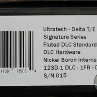 Microtech Ultratech OTF Knife- Delta- Tanto Edge- Frag Black Handle- Black DLC Plain Edge Blade- DLC HW- Nickel Boron Internals 123D-1 DLC-1FR-DLC SN015 05/2020 FIRST RUN