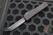 Microtech Ultratech OTF Knife- Delta- Tanto Edge- Frag Black Handle- Black DLC Plain Edge Blade- DLC HW- Nickel Boron Internals 123D-1 DLC-1FR-DLC SN015 05/2020 FIRST RUN