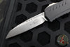Microtech Cypher II 2024- Single Edge- Black Handle- Stonewash Plain Edge Blade 1241-10