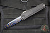 Microtech Cypher II 2024- Single Edge- Black Handle- Blued Baker Forge Coppermai Damascus Blade 1241-1 16 MS1