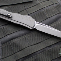 Microtech Cypher II 2024- Tactical- Single Edge- Black Handle- Black Plain Edge Blade 1241-1 T