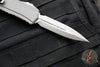Microtech Cypher II 2024- Double Edge- Natural Clear Finished Handle- Apocalyptic Plain Edge Blade 1242-10 APNC