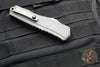 Microtech Cypher II 2024- Double Edge- Natural Clear Finished Handle- Apocalyptic Plain Edge Blade 1242-10 APNC