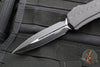 Microtech Cypher II- Double Edge- Tactical- Black Handle- Black Plain Edge Blade 1242-1 T