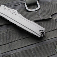 Microtech Cypher II- Double Edge- Tactical- Black Handle- Black Plain Edge Blade 1242-1 T