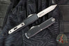 Microtech UTX-70 OTF Knife- Gen IV- Spartan Edge- Black Handle- Apocalyptic Blade 12494-10 AP
