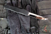 Microtech Halo III- Single Edge- Marfione Custom- Tanto Edge- Star Grind- Black Handle- Mirror Polished Blade 1251-STMPBKNC-MCK