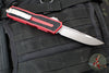 Microtech Scarab II - Single Edge- Red Handle- Apocalyptic Blade 1278-10 APRD