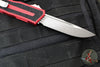 Microtech Scarab II - Single Edge- Red Handle- Apocalyptic Blade 1278-10 APRD