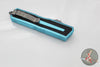 Microtech Scarab II- Single Edge- Turquoise Handle- Apocalyptic Blade 1278-10 APTQ