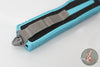 Microtech Scarab II- Single Edge- Turquoise Handle- Apocalyptic Part Serrated Blade 1278-11 APTQ