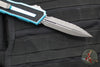 Microtech Scarab II- Double Edge- Turquoise Handle- Apocalyptic Full Serrated Edge Blade 1280-12 APTQ