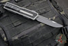Microtech Scarab II 2024- Single Edge- Natural Clear Finished Handle- Black Plain Edge Blade 1278-1 NC