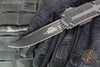*PRE-OWNED* Microtech Scarab II- Tactical- Single Edge- Black Handle- Black Plain Edge Blade 1278-1 T