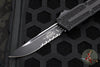 Microtech Scarab II 2024- Tactical- Single Edge- Black Handle- Black Part Serrated Edge Blade 1278-2 T