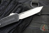 Microtech Scarab II- Tanto Edge- Black Finished Handle- Stonewash Plain Edge Blade 1279-10