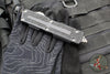 Microtech Scarab II- Tanto Edge- Black Finished Handle- Stonewash Plain Edge Blade 1279-10