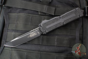 Microtech Scarab II- Tanto Edge- Tactical- Black Finished Handle- Black Plain Edge Blade 1279-1 T