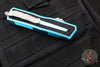 Microtech Scarab II- Gen III- Double Edge- Turquoise Handle- Apocalyptic Plain Edge Blade 1280-10 APTQ