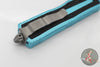 Microtech Scarab II 2025- Double Edge- Turquoise Handle- Apocalyptic Part Serrated Edge Blade 1280-11 APTQ