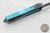 Microtech Scarab II- Double Edge- Turquoise Handle- Apocalyptic Full Serrated Edge Blade 1280-12 APTQ