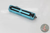 Microtech Scarab II- Double Edge- Turquoise Handle- Apocalyptic Full Serrated Edge Blade 1280-12 APTQ