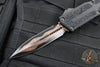 Microtech Scarab II 2024- Double Edge- Black Handle- Stingray Inlay- Baker Forge Coppermai Damascus Blade 1280-16 MS1 V2