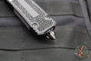 Microtech Scarab II 2024- Double Edge- Black Handle- Stingray Inlay- Baker Forge Coppermai Damascus Blade 1280-16 MS1 V2