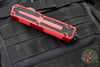 Microtech Scarab II- Gen III- Double Edge- Red Handle- Black Full Serrated Edge Blade 1280-3 RD