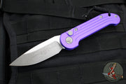 Microtech LUDT OTS Knife- Purple Handle- Apocalyptic Blade 135-10 APPU