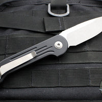 Microtech LUDT OTS Auto- Black Handle- Apocalyptic Finished Blade 135-10 AP TORX HW