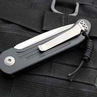 Microtech LUDT OTS Auto- Black Handle- Apocalyptic Finished Blade 135-10 AP TORX HW
