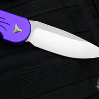 Microtech LUDT OTS Knife- Purple Handle- Stonewash Blade 135-10 PU