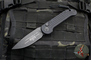 Microtech 2020 LUDT OTS Auto Knife- Tactical- Black Handle- Black Blade 135-1 T