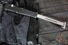 Microtech Halo VII- Clip Point- Marfione Select- Black Handle- Stonewash Blade 1350-10 MS1