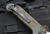 Microtech LUDT OTS Auto Knife- Slab Sided- Outbreak Edition- Outbreak Finished Plain Edge Blade 135S-1 OBDS SN017