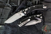 Microtech Knives- Amphibian Ram-Lok Folder- MINI- Black Aluminum Handle- Apocalyptic Finished Blade 137MRL-10 AP