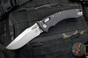 Microtech Knives- Amphibian Ram-Lok Folder- Fluted Black Aluminum Handle- Apocalyptic Finished Blade 137RL-10 APFL