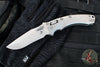 Marfione Select- Amphibian Ram-Lok Folder- Stonewash Finished Smooth Titanium Handle- Stonewash Plain Edge Blade- Blue Ti Backspacer 137RL-10 MS2