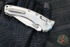 Marfione Select- Amphibian Ram-Lok Folder- Stonewash Finished Smooth Titanium Handle- Stonewash Plain Edge Blade- Blue Ti Backspacer 137RL-10 MS2