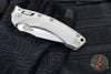 Marfione Select- Amphibian Ram-Lok Folder- Stonewash Finished Smooth Titanium Handle- Stonewash Plain Edge Blade- Blue Ti Backspacer 137RL-10 MS2