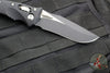 Microtech Knives- Amphibian Ram-Lok Folder- Fluted Black Aluminum Handle- Black Finished Blade 137RL-1 FL