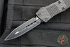 Microtech Troodon OTF Knife- Double Edge- Carbon Fiber Top- Black Blade 138-1 CFS SN039